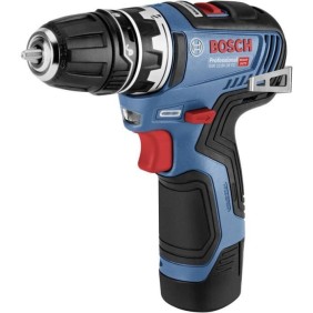 Perceuse-visseuse Bosch Professional GSR 12V-35 FC + embouts + 2 Batteries 12V 3,0 Ah + 1 Chargeur, Lboxx - 06019H3009