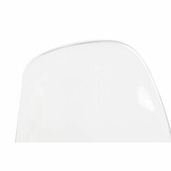 Chaise de Salle à Manger DKD Home Decor Blanc Bois Polycarbonate (Reconditionné A)