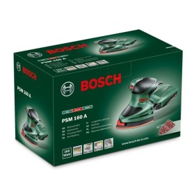 Ponceuse multi BOSCH PSM 160 A - Puissante et polyvalente - Ponçage et polissage - Systeme micro-filtre Bosch