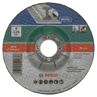 Disque a tronçonner diametre 125 X 5 pcs - BOSCH