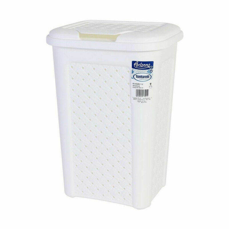 Corbeille à papier Tontarelli Arianna 10 L Blanc (8 Unités)