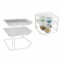 Etagère Confortime Blanc Métal 23 x 23 x 20 cm Organisateur (8 Unités)