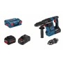 Perforateur SDS Plus Bosch Professional GBH 18V-26F, avec 2 batteries ProCore 5,5Ah, Chargeur, en L-Boxx - 061191000F