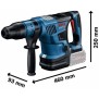 Bosch Professional Perforateur 18V Biturbo GBH 18V-36C, SDS-max, 7J, 0-2900 cps/min, sans batterie ni chargeur+coffret - 0611915