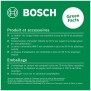 Laser lignes Bosch - Quigo Green (Livré avec 2 piles, une pince universelle MM2 et 1 adaptation de fixation)