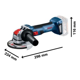 Meuleuse angulaire Bosch Professional GWX 18V-7 sans batterie + L-BOXX - 06019H9102