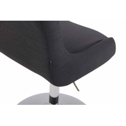 Tissu Lounger Club noir