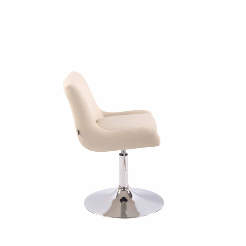 Lounger Club simili cuir crème