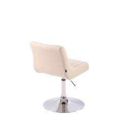 Lounger Club simili cuir crème