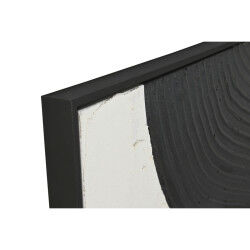 Cadre Home ESPRIT Blanc Noir Abstrait 103 x 4,3 x 143 cm (2 Unités)