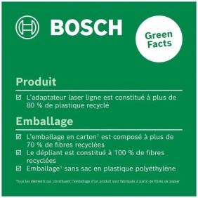 Bosch Adaptateur laser ligne