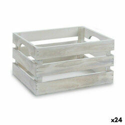 Boîte Décorative Blanc Bois...