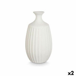 Vase Blanc Céramique 21 x...