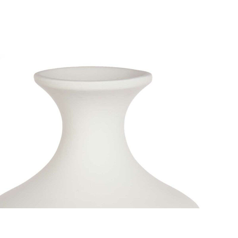 Vase Blanc Céramique 21 x 39 x 21 cm (2 Unités)