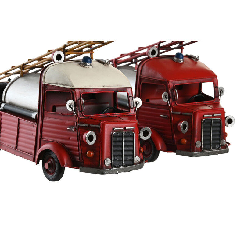 Figurine Décorative DKD Home Decor Rouge Argenté Vintage 33 x 14 x 19 cm (2 Unités)
