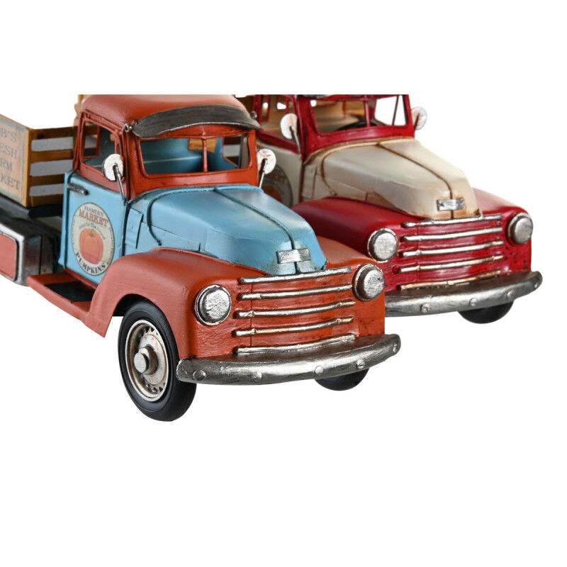 Figurine Décorative DKD Home Decor Bleu Blanc Rouge Orange Vintage 31 x 12 x 13 cm (2 Unités)