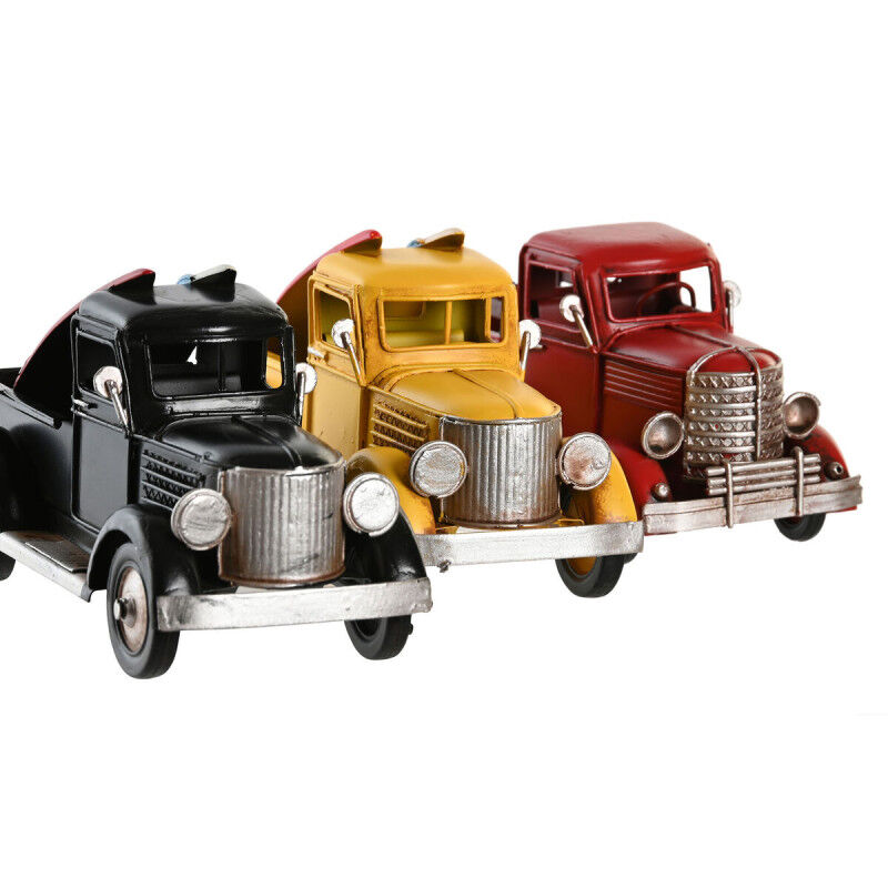 Figurine Décorative DKD Home Decor Jaune Noir Rouge Vintage 17 x 7,5 x 9,5 cm (3 Unités)