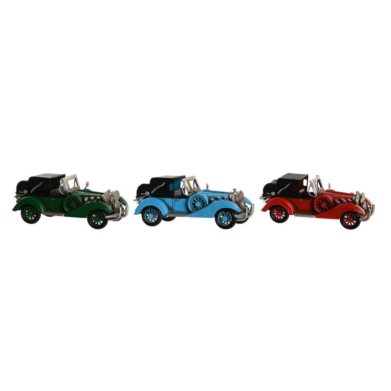 Figurine Décorative DKD Home Decor Bleu Rouge Vert Vintage 16 x 7,5 x 7 cm (3 Unités)