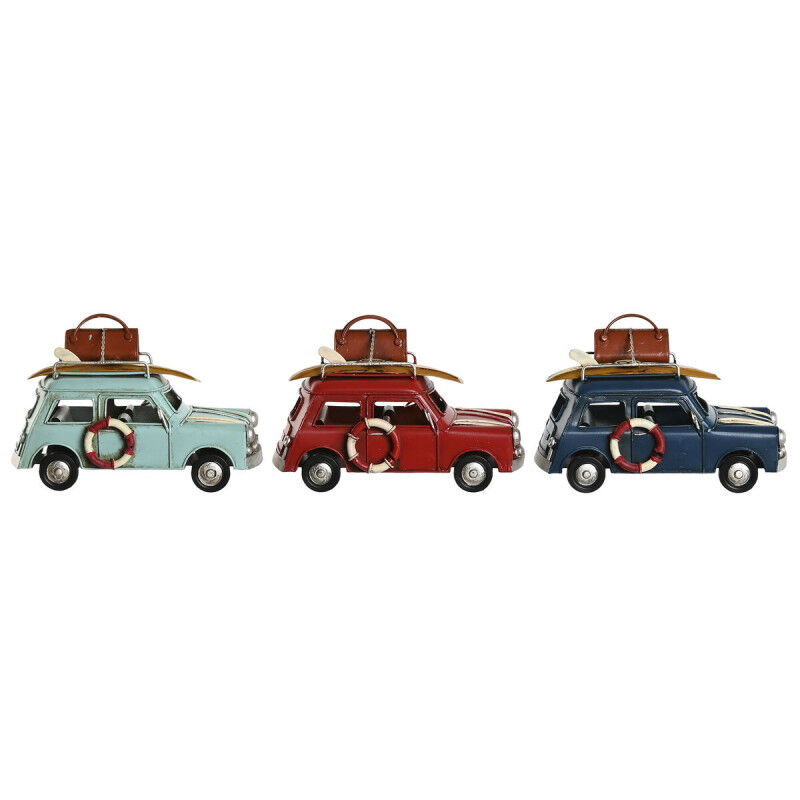Figurine Décorative Home ESPRIT Bleu Rouge Bleu ciel 16 x 8,5 x 10,5 cm (3 Unités)