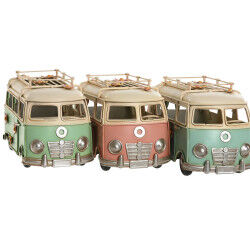 Figurine Décorative Home ESPRIT Bleu Vert Rose Vintage 20 x 9 x 11 cm (3 Unités)