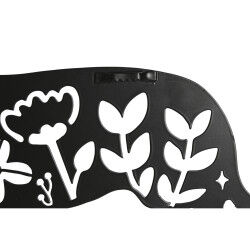 Décoration murale Home ESPRIT Noir Chien 40 x 1 x 33 cm (4 Unités)