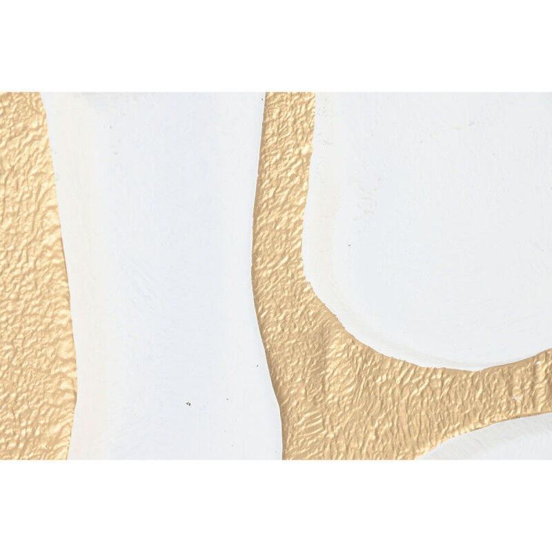 Décoration murale Home ESPRIT Blanc Doré Moderne 48 x 2,5 x 80,5 cm (2 Unités)