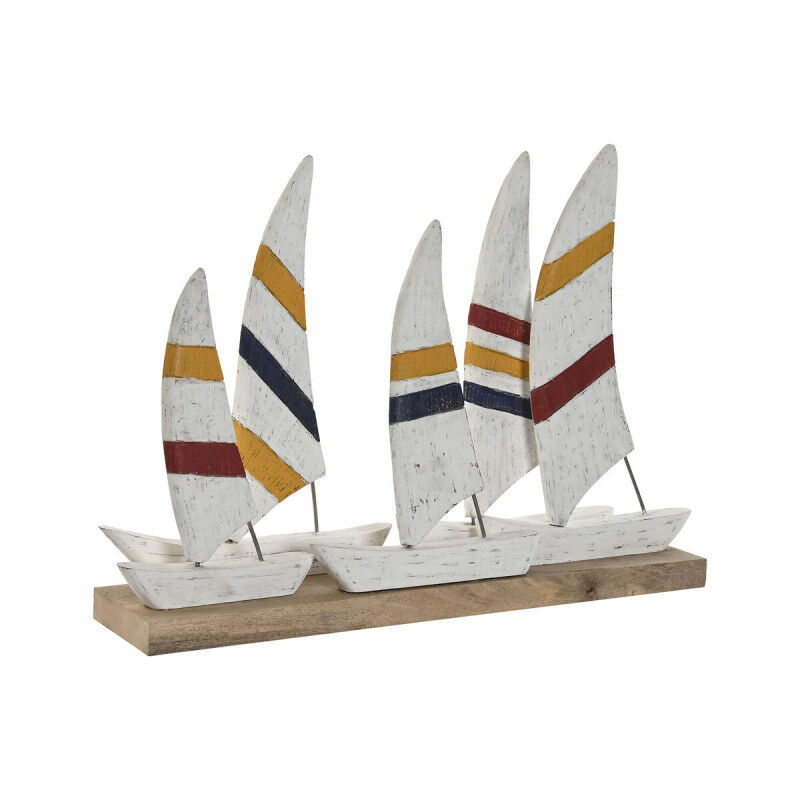 Figurine Décorative Home ESPRIT Blanc Blue marine 67,5 x 13,5 x 46 cm