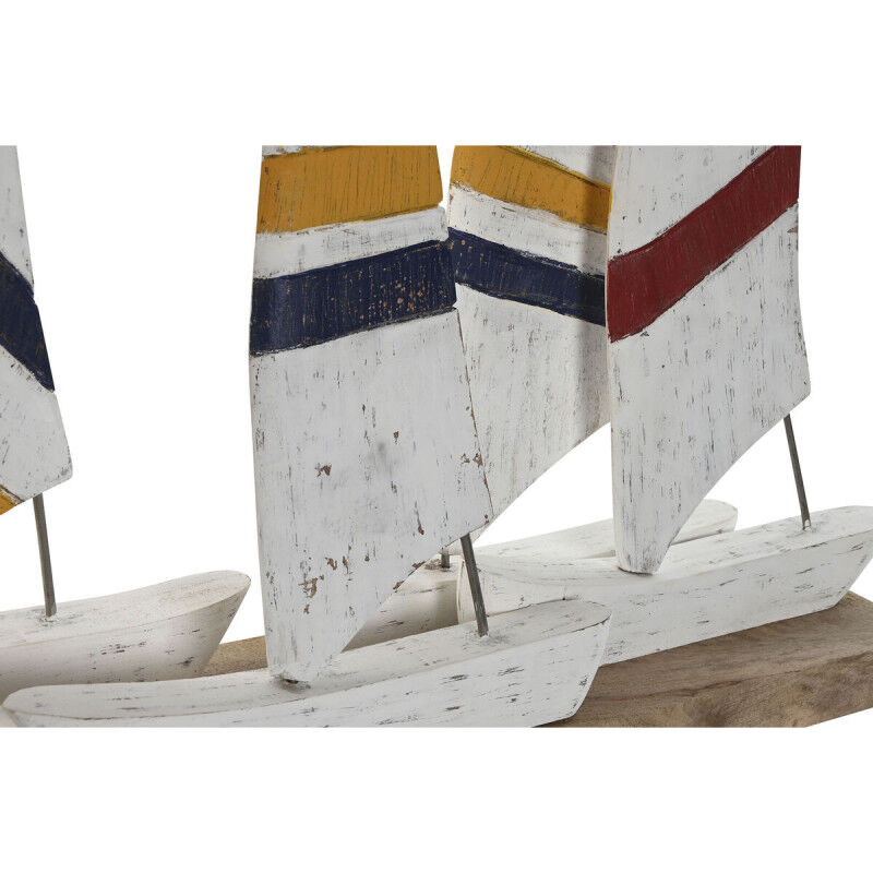 Figurine Décorative Home ESPRIT Blanc Blue marine 67,5 x 13,5 x 46 cm
