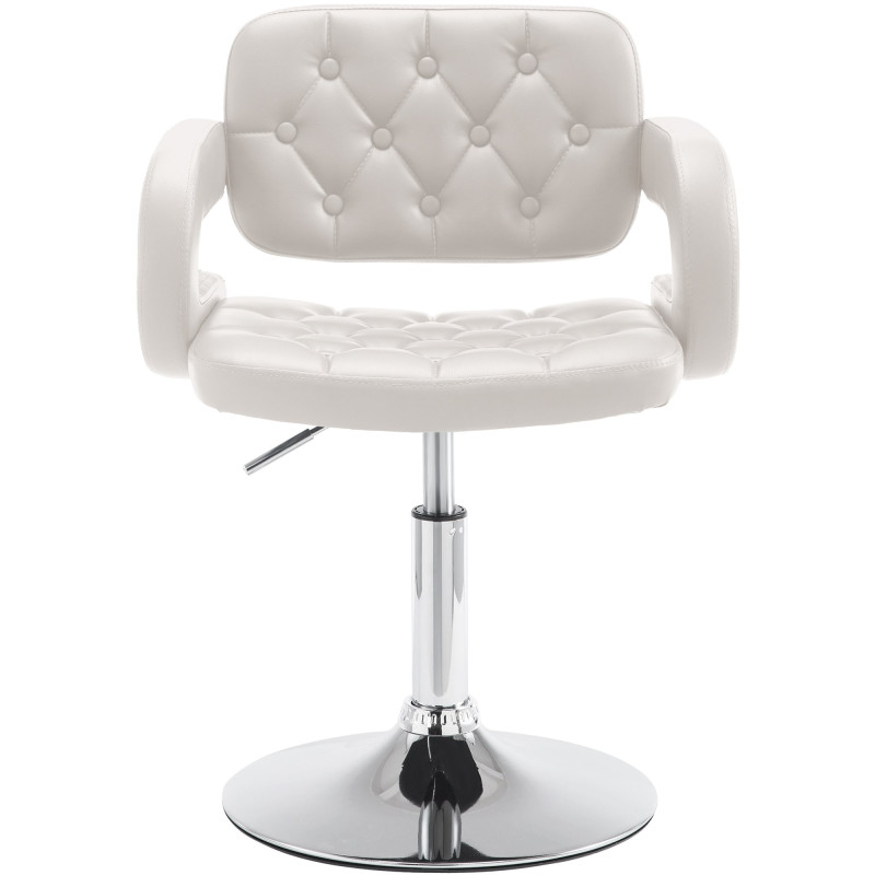 Fauteuil suspendu Dublin en similicuir blanc