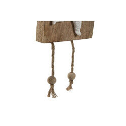 Décoration Suspendue Home ESPRIT Blanc Naturel méditerranéen 15,5 x 4 x 80 cm (2 Unités)