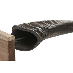Figurine Décorative Home ESPRIT Noir Naturel 20 x 11 x 65 cm