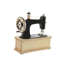 Figurine Décorative Home ESPRIT Noir Bordeaux Naturel Vintage 23 x 12 x 23,5 cm (2 Unités)