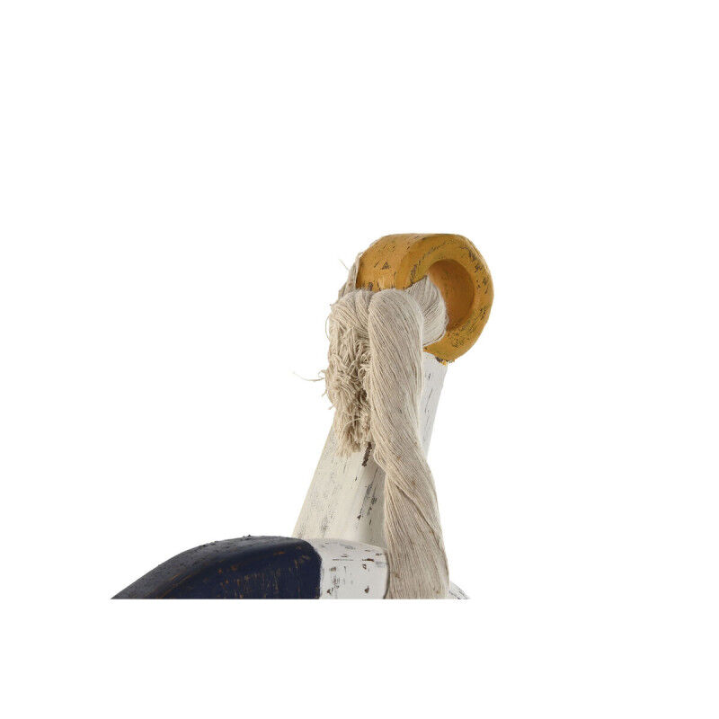 Figurine Décorative Home ESPRIT Blanc Naturel Blue marine 34 x 9 x 45 cm