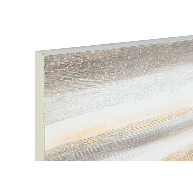 Cadre DKD Home Decor Beige Gris Abstrait Moderne 90 x 3,7 x 120 cm (2 Unités)