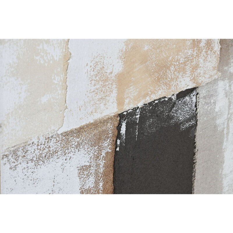 Cadre Home ESPRIT Blanc Noir Beige Abstrait Moderne 92 x 3,8 x 122 cm 92 x 4 x 122 cm (2 Unités)