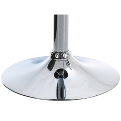 Lot de 2 tabourets de bar Pérou TISSU C gris foncé