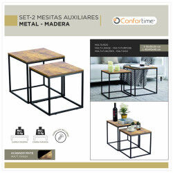 Jeu de 2 tables Confortime (2 Unités)