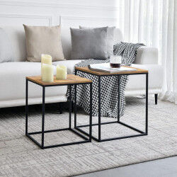 Jeu de 2 tables Confortime (2 Unités)