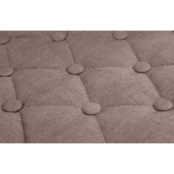 Fauteuil à oreille Dublin tissu taupe