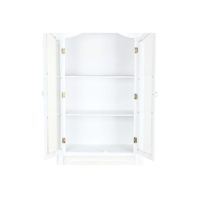 Présentoir Home ESPRIT Blanc Bois Verre 76 x 39 x 193 cm