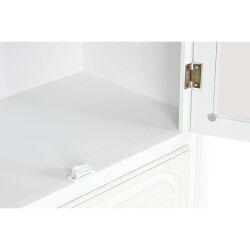 Présentoir Home ESPRIT Blanc Bois Verre 76 x 39 x 193 cm