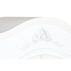 Présentoir Home ESPRIT Blanc Bois Verre 76 x 39 x 193 cm