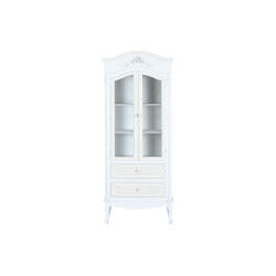 Présentoir Home ESPRIT Blanc Bois Verre 76 x 39 x 193 cm