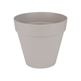 ELHO Pot de fleurs rond Loft Urban - Ш 30 cm - Gris chaud