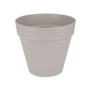 ELHO Pot de fleurs rond Loft Urban - Ш 30 cm - Gris chaud