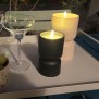 Lampe de table d'extérieur - BRILLIANT - LOVERE - Forme bougie - Plastique - 3 W - Noir