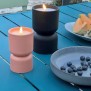 Lampe de table d'extérieur - BRILLIANT - LOVERE - Forme bougie - Plastique - 3 W - Noir