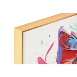 Cadre Home ESPRIT Moderne Chat 80 x 3,5 x 80 cm (2 Unités)
