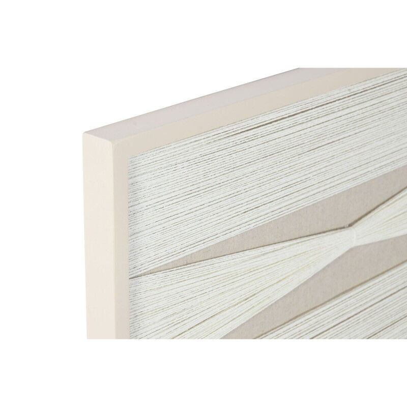 Cadre Home ESPRIT Blanc Beige Moderne Urbaine 60 x 3 x 90 cm (2 Unités)