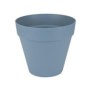 ELHO Pot de fleurs rond avec roues Loft Urban - Ш 40 cm - Bleu vintage